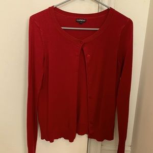 Express button, long sleeved cardigan size M